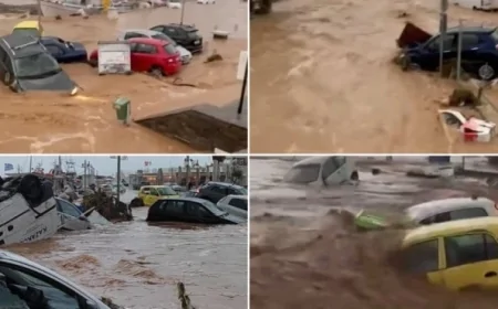 Haos u Grčkoj: Bujice nose sve pred sobom, vanredno stanje na ostrvu Paros! (FOTO/VIDEO)