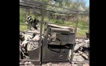 Američki HMMWV pretvoren u pepeo: Na mrežama osvanule slike uništenog oklopnjaka u zoni sukoba