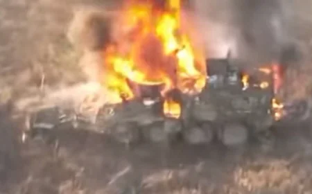 🇷🇺  Kijev u ofanzivi na Tjotkino: Padobranci spaljuju tehniku VSU (VIDEO)