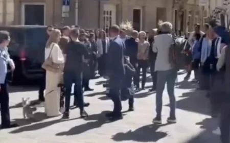 🎶 Fon der Lajen „primorana“ da sluša „Dan pobede“ na ulicama Luksemburga