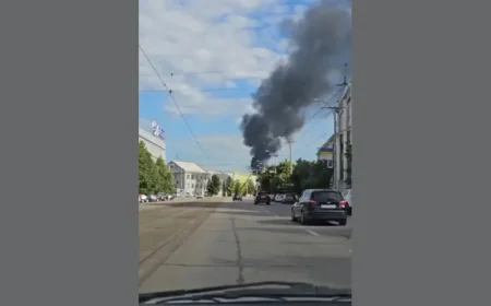 🔥 Eksplozija i požar u fabrici ZAZ: Raketni udar na vojnu proizvodnju u Zaporožju