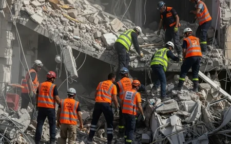 Izraelski Spasioci Oko Ruševina Zgrade u Bat Jamu Nakon Iranskog Napada! 💔