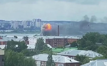 🛩️🔥 Ukrajinski dron pogodio ruski vojni kompleks „Kupol“ u Iževsku – 1300 km od granice!