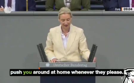 🇩🇪🔥 BURA U NEMAČKOM PARLAMENTU: Poslanica AfD-a brutalno OPLJUVALA vladu! "Vaša reč je bezvredna, kancelar ste na papiru!"
