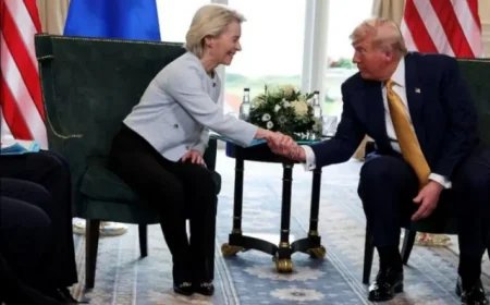 🇪🇺💥 URSULA POTPISALA KAPITULACIJU: Tramp je diktirao uslove, EU sve prihvatila, a SAD uvele nove carine!