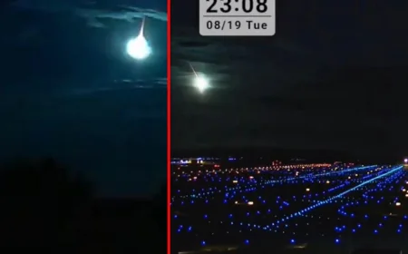 🌌 Misterija na japanskom nebu: Meteorit pretvorio noć u dan ✨