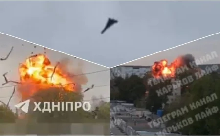 💥 EKSPLOZIJE ŠIROM UKRAJINE: Ruski dronovi udarili na Harkov i Dnjepar, sirene u Kijevu (FOTO/VIDEO)