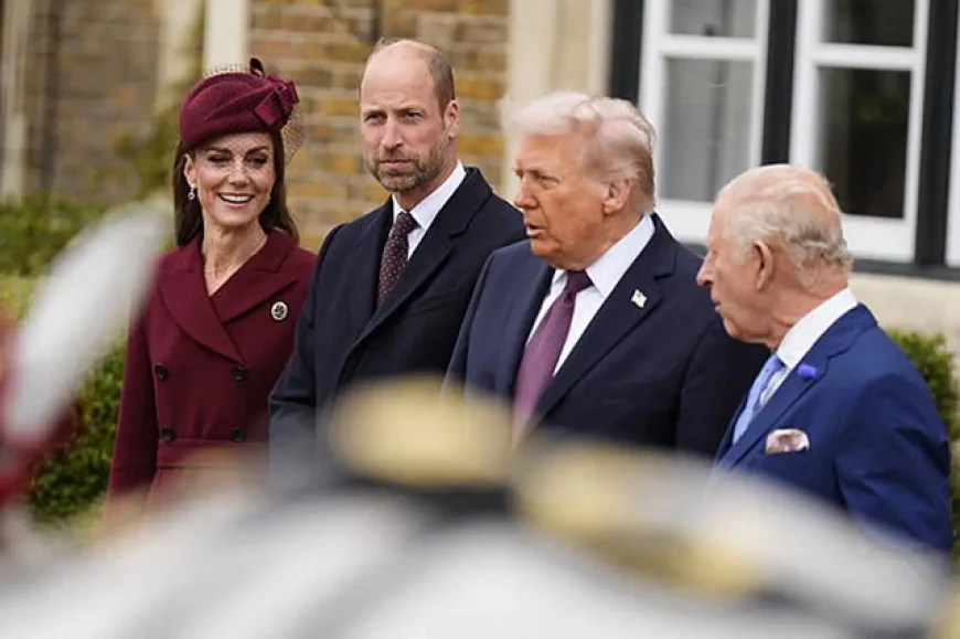 🇬🇧🔥 Britanska štampa: Trampa držali iza zidina zamka i „zabavljali“ čudnom ceremonijom