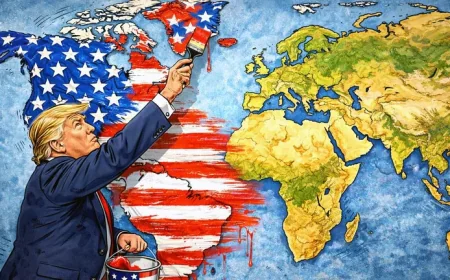 🌍 Na jednu poluloptu Tramp ne može daleko da stigne