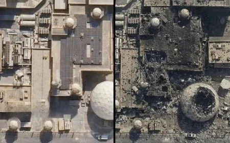 📡 Iran objavio snimke uništenog američkog radara u Kataru: prikazana ogromna šteta