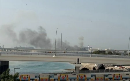 🚨 Iranski napad pogodio luku Zayed Port u Abu Dabi: eksplozije i eskalacija sukoba u regionu