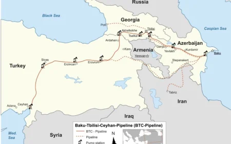 UDAR NA ENERGETSKO SRCE KAVKAZA: Iranski dronovi navodno pogodili naftovod BTC u Gruziji?