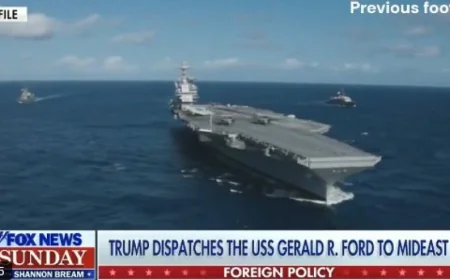 🚢 RASPAD AMERIČKE PLUTAJUĆE TVRĐAVE: "Džerald R. Ford" hitno napušta položaj – posada na ivici pucanja!