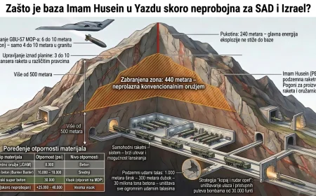 🏔️ IRANSKA GRANITNA TVRĐAVA: Kako je 500 metara čvrste stene učinilo američke bunker-bastere beskorisnim