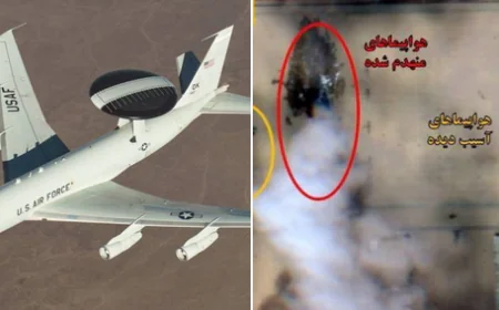 💥 IRANSKE RAKETE POGODILE AMERIČKI AVION E-3 SENTRY: Gubitak vredan 270 miliona dolara