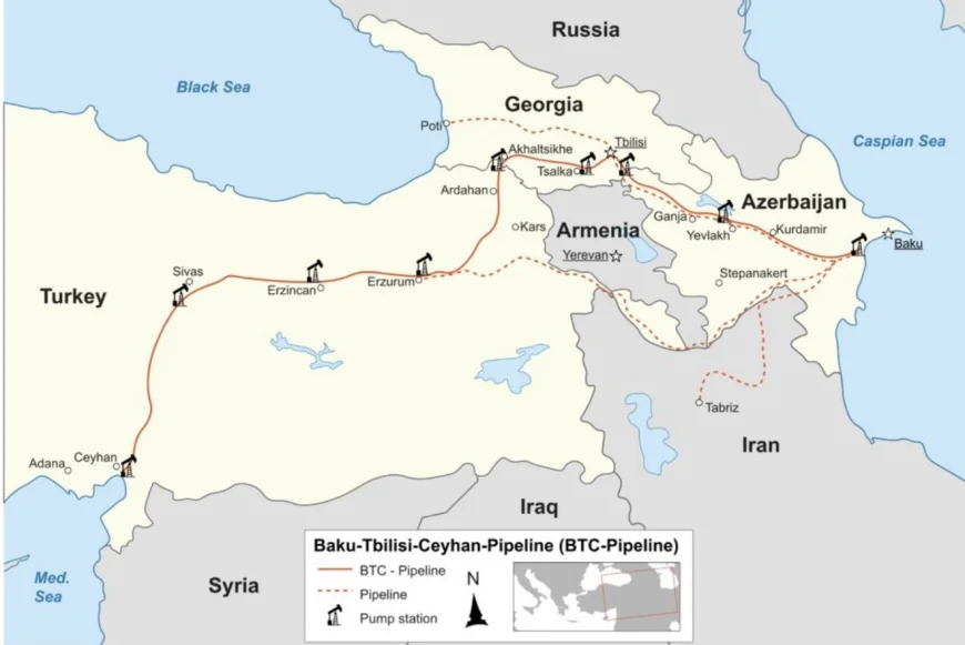 UDAR NA ENERGETSKO SRCE KAVKAZA: Iranski dronovi navodno pogodili naftovod BTC u Gruziji?