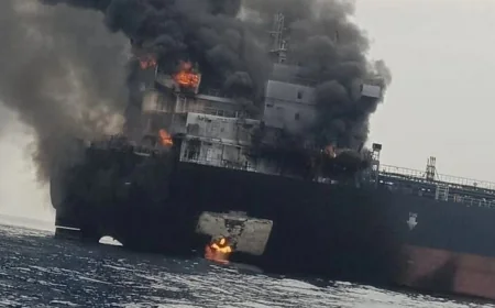 💥 DRAMA U HORMUZU: Tanker pokušao da zaobiđe iranska pravila pa NALETEO NA MINU — eksplozija u strateškom prolazu!