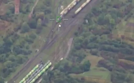 Ruski mlazni dron „Geran-4 siker“ pogodio vojni teretni voz u Volinskoj oblasti