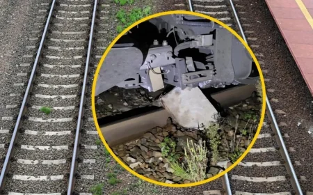 🚂 Naleteli na betonske blokove na pruzi koja vodi ka Ukrajini – Pokušaj sabotaže ili huliganizam?