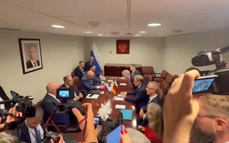 Na zahtev nemačke strane Lavrov se sastao sa šefom diplomatije Nemačke u Njujorku