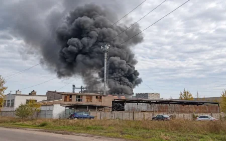 🔥 Eksplozija u Zaporožju: Uništen veliki skladišni kompleks goriva, gust crni dim nad Voljnanskom!
