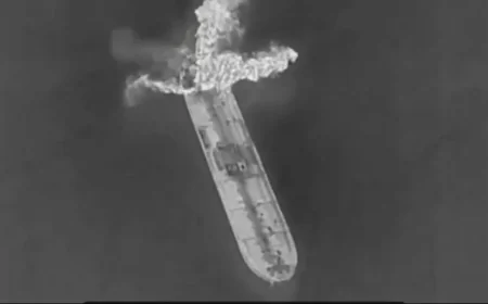 🚨 DRAMA U ORMUZSKOM MOREUZU: Treći tanker u 24 sata naleteo na minu – bukti požar, plovilo potpuno blokirano!