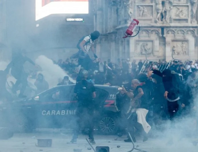 🚨 HAOS NA ULICAMA ITALIJE: Tokom masovnih protesta identifikovano više od 4.200 ljudi, najviše incidenata u Milanu i Padovi