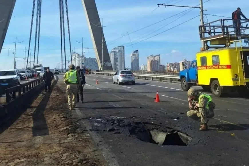 🛡️ Severni most u Kijevu opasan antidron mrežama nakon novih napada