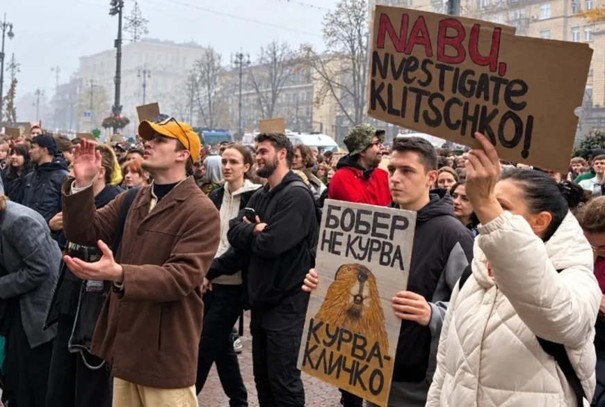 🚨 „VREME JE ZA ZATVOR!“ Stotine demonstranata u Kijevu traže ostavku Vitalija Klička!